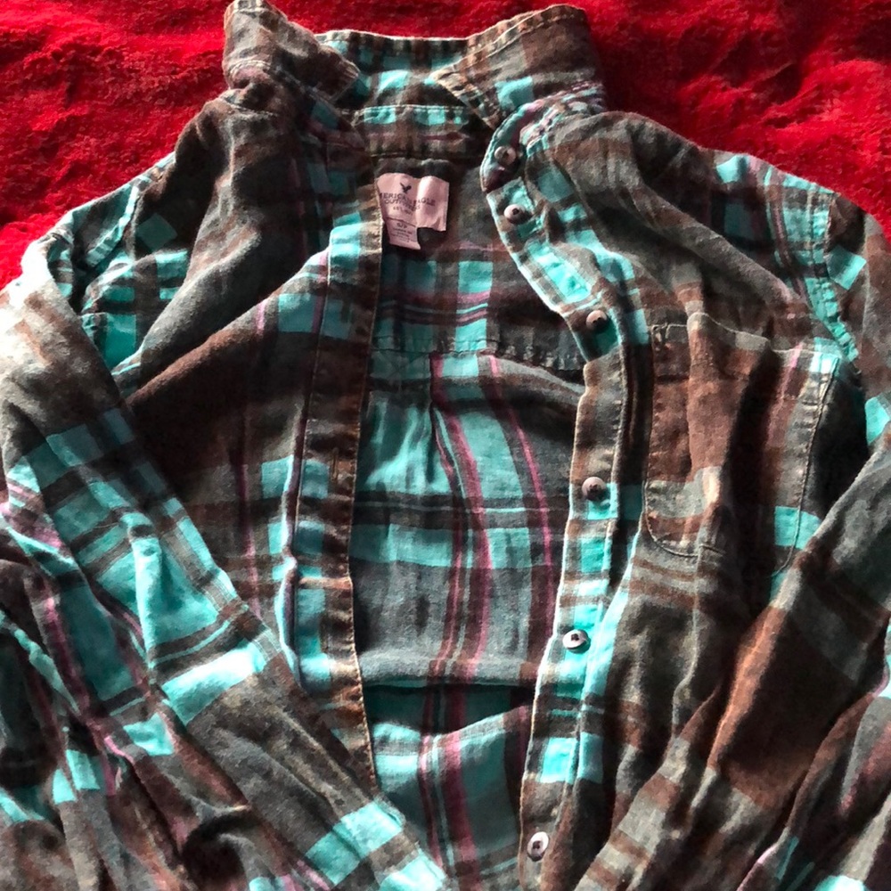 American Eagle flannel.